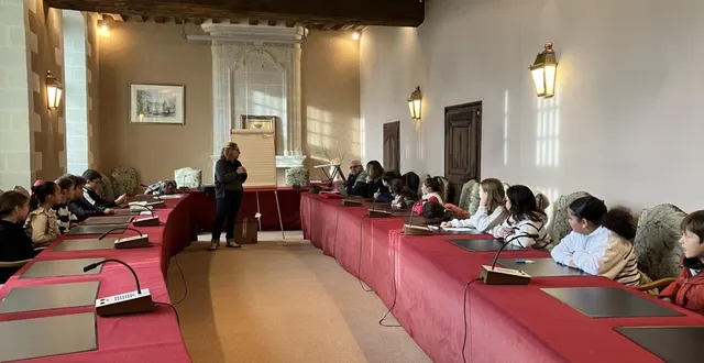 photo  le nouveau conseil municipal des enfants.  &copy;  co 