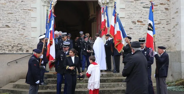 photo  la cérémonie de la sainte-geneviève de la compagnie de gendarmerie de segré-en-anjou bleu s’est tenue, mercredi 3 décembre, à candé.  &copy;  ouest-france 