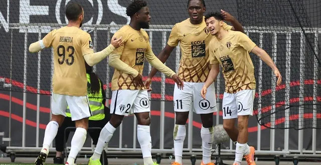 photo  la joie des angevins, vainqueurs de nice.  &copy;  afp 