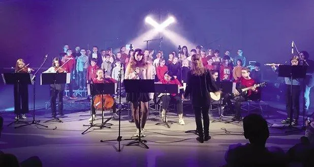 photo  concert lors d’un précédent spectacle de noël.  &copy;  sud est manceau 