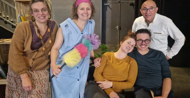 photo  la compagnie jugaad présentera la pièce de frédéric sabrou, « le tiroir de woody allen », le 31 décembre au théâtre des dames.  &copy;  co 