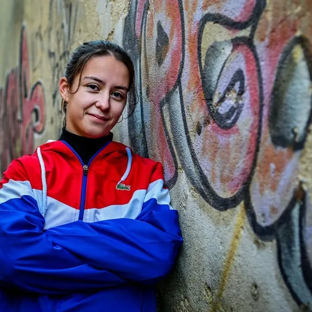 photo juliette corfdir est une championne de breakdance.  ©  photo le maine libre - yvon loué