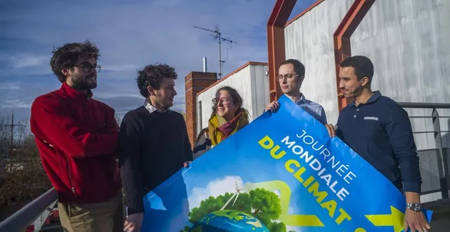 photo  les cinq doctorants ont présenté chacun leur thèse durant cette journée de conférences et tables rondes consacrée aux grands enjeux du climat.  &copy;  photo : le maine libre - denis lambert 