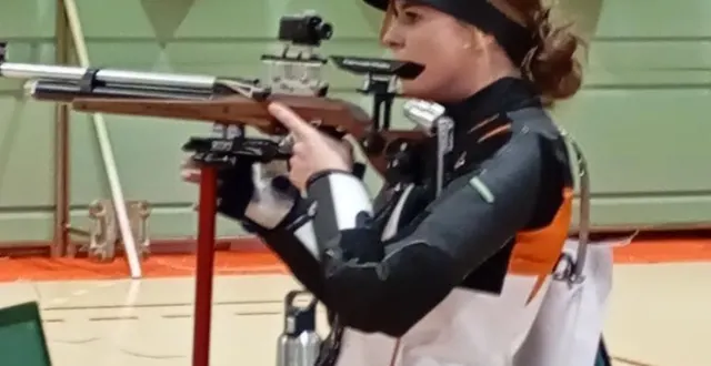 photo  lola pereira a commencé le tir en 2020, à chauray.  &copy;  co 