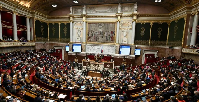 photo  l’assemblée nationale, le 14 janvier 2025, à paris.  &copy;  stéphane geufroi / archives ouest-france 