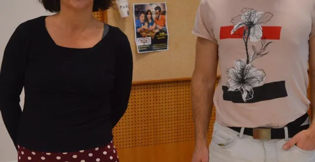 photo  albane gellé, lauréate 2024  et simon allonneau, lauréat 2025.  &copy;  le maine libre 