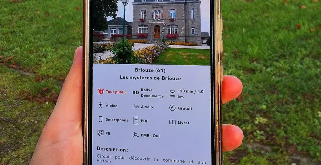 photo  l’application rando jeu, les mystères de briouze.  &copy;  ouest-france 