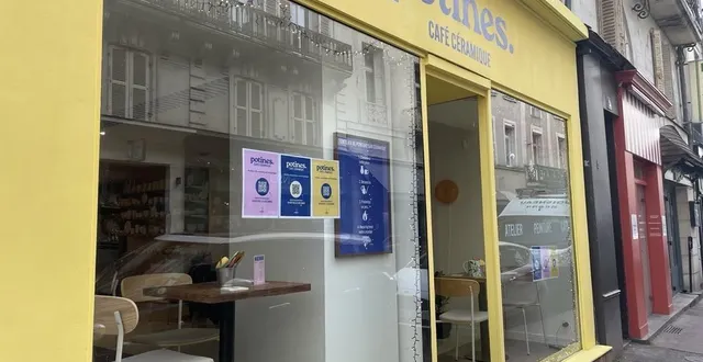 photo  le café céramique potines a ouvert ses portes le 6 décembre à angers, rue des lices.  &copy;  ouest-france 