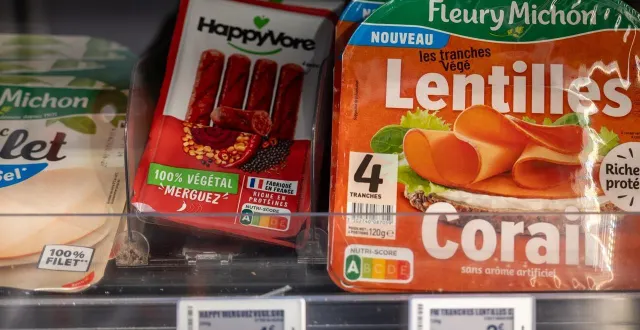 photo  au milieu des rayons, la charcuterie végétale grignote de plus en plus de place.  &copy;  afp 