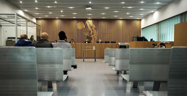 photo  l’une des salles d’audience du tribunal judiciaire de caen.  &copy;  archives marc ollivier, ouest-france 