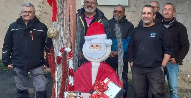 photo  les bénévoles du comité des fêtes toujours à l’affût pour innover dans les décorations.  &copy;  ouest-france 