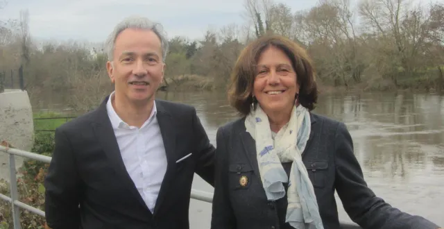 photo  ensemble, fabien véteau et odile ginestet vont conduire la liste nouveau cap pour mûrs-érigné.  &copy;  ouest-france 