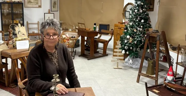 photo  au cœur de sepia & ivory ; la nouvelle enseigne de catherine altché qui prépare l’ouverture officielle du 14 décembre à 11 h.  &copy;  le maine libre 