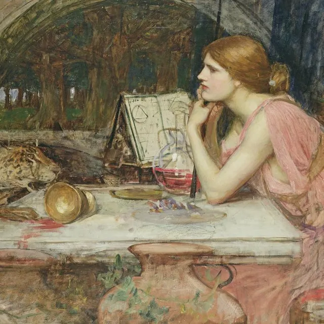 photo « circé la magicienne » de john william.  ©  bridgeman images / peter nahum at the leicester galleries, londres