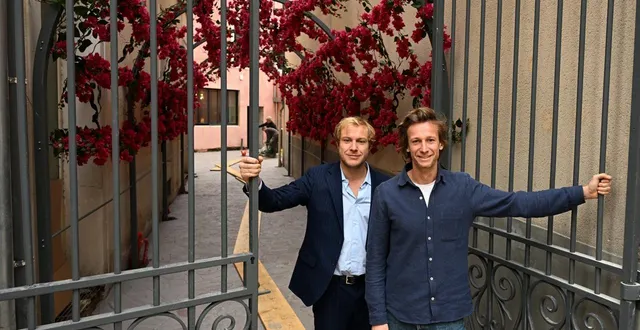 photo  angers, rue saint-maurille, le 11 décembre 2025. jean de moustier (à gauche) et florian crouzat sont presque prêts à ouvrir les portes de bambino.  &copy;   co – laurent combet 