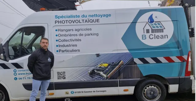 photo  maxime beliot a investi dans un équipement nécessaire pour un nettoyage efficace.  &copy;  ouest-france 