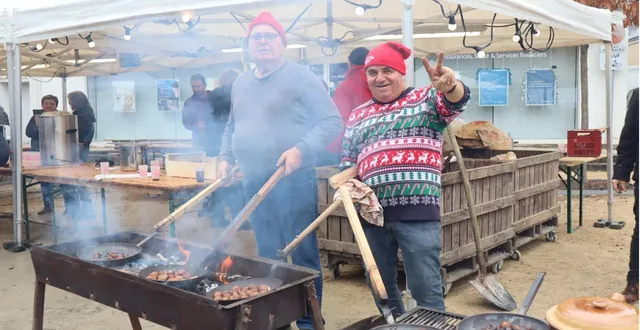 photo  les marrons et le vin chaud se sont bien vendus !  &copy;  co 