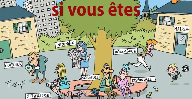 photo  le courrier de l’ouest recherche un correspondant loca aux ponts-de-cé.  &copy;  dessin michel foucault 