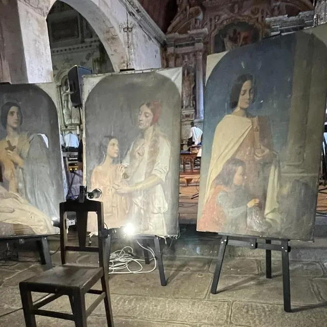 photo les tableaux d’édouard dubufe partiront pour une restauration minutieuse  ©  ouest-france