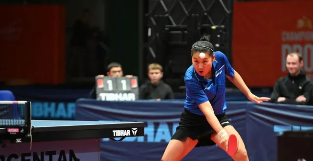 photo  li xue est passé à un point de son premier succès en pro a avec argentan, ce vendredi 12 décembre 2025.  &copy;  archives joseph thouin 