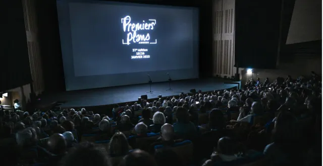 photo  angers, 23/01/2025, 37em edition du festival premiers plans, seance pour le lon metrage september & july, illustration de l’ecran et de la salle (josselin clair/le courrier de l’ouest)  &copy;  archives co – josselin clair 