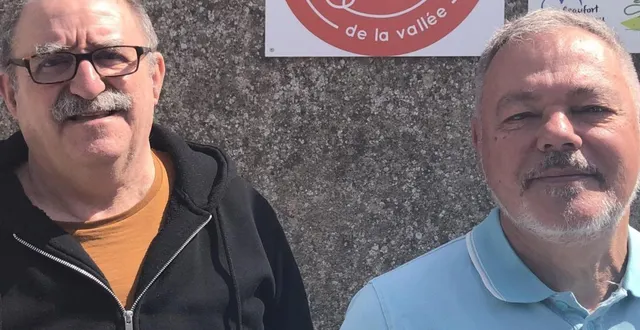 photo  yann le roux et dominique rivaux, deux des trois co-présidents de l'association toile de graines.  &copy;  archives co 