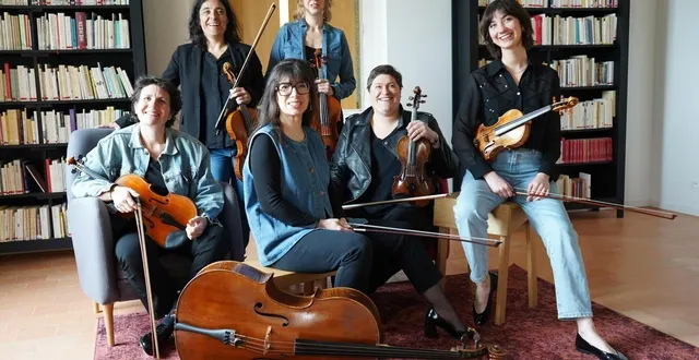 photo  le collectif musical des mauges challenge ses musiciennes, toutes habituées aux gros orchestres.  &copy;  margaux hoinard – maison julien gracq 