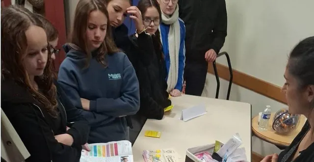 photo  les élèves de 3e du collège saint-michel ont appris à développer des comportements responsables et éclairés en matière de santé et de vivre-ensemble  &copy;  le maine libre. 