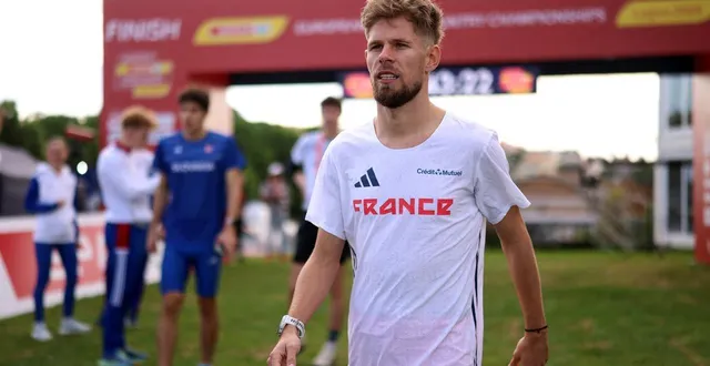photo  jimmy gressier en reconnaissance à lagoa, samedi 13 décembre, avant les championnats d’europe.  &copy;  getty images via afp / maja hitij 