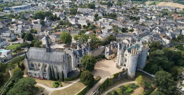 photo  l’imposant château de montreuil-bellay domine la cité depuis un millénaire.  &copy;  archives franck dubray/ouest-france 