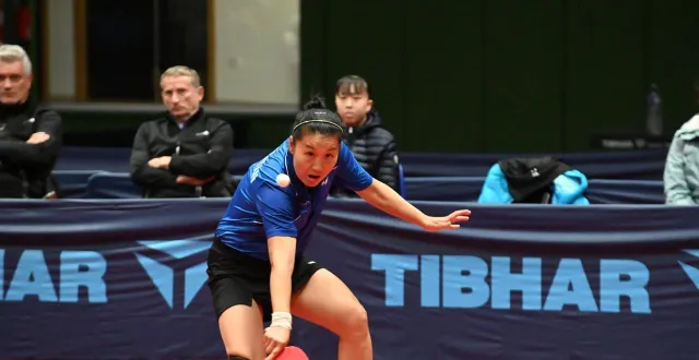 photo  li xue est passée à un point de son premier succès en pro a avec argentan.  &copy;  archives joseph thouin 