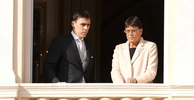 photo  louis ducruet, le fils de la princesse stéphanie de monaco, a été agressé en marge de la rencontre de monaco face à galatasaray.  &copy;  pascal le segretain/getty images via afp 