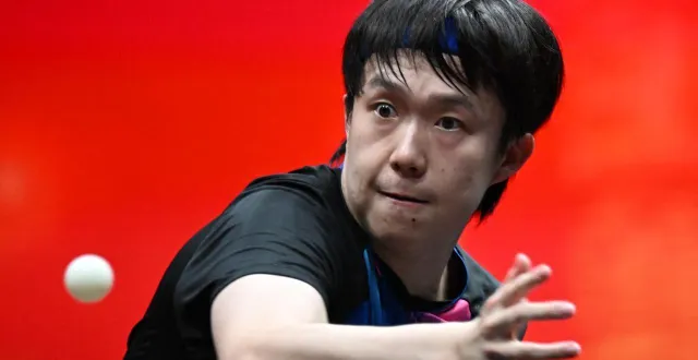 photo  wang chuqin a déclaré forfait pour sa demi-finale contre truls moregardh.  &copy;  peter parks/afp 