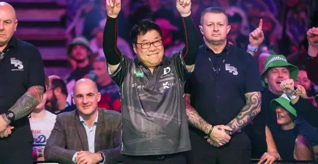photo  paul lim est devenu le joueur le plus âgé à remporter un match au championnat du monde.  &copy;  dppi via afp 