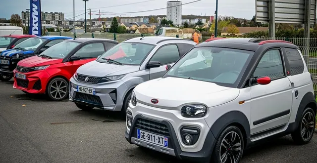 photo  si les constructeurs de voitures sans permis ont amélioré la robustesse des véhicules, la sécurité des passagers reste plus limitée.  &copy;  photo le maine libre - yvon loué 