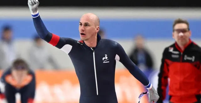 photo  timothy loubineaud a confirmé sa place dans le top 3 mondial sur 3 000 m de patinage artistique, ce week-end en suède.  &copy;  archives tetsu joko / the yomiuri shimbun via afp 