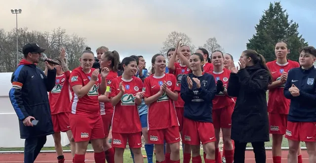 photo  malgré la défaite, les joueuses de la flèche peuvent se satisfaire de leur beau parcours en coupe de france.  &copy;  photo le maine libre 