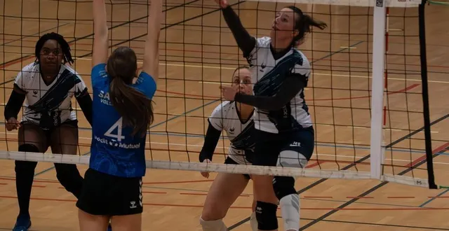 photo  coulaines n’a rien pu faire hier contre saintes samedi 13 décembre 2025.  &copy;  le maine libre 