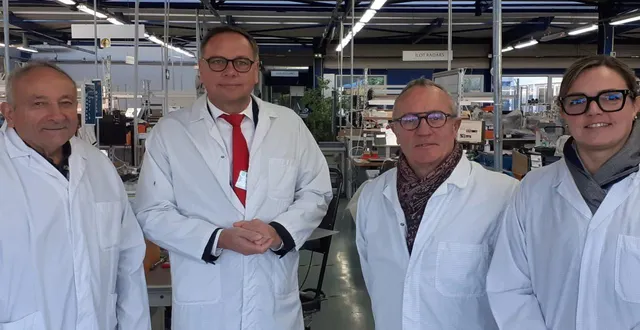 photo  michel pattée, frédéric mortier, jackie goulet et laurie douaud.  &copy;  co 