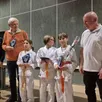 photo  les jeunes du club de judo récompensés. 