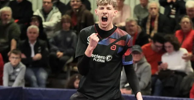 photo  victor métayer et ses partenaires de plérin ont effectué un pas de géant vers le maintien en nationale 1.  &copy;  gaëlle germain 