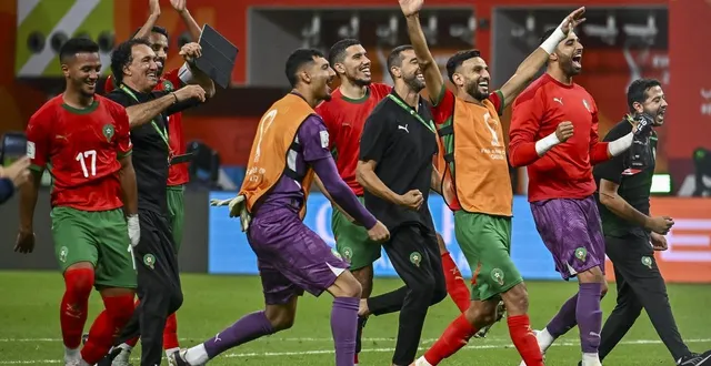 photo  le maroc affronte les émirats arabes unis.  &copy;  noushad thekkayil/nurphoto via afp 