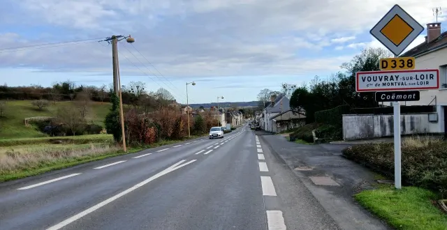 photo  l’étude porte sur une distance de 550 mètres entre la voie verte et l’entrée d’agglomération.  &copy;  le maine libre 