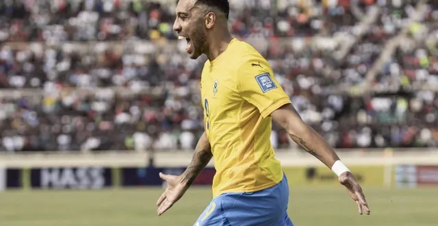 photo  pierre-emerick aubameyang devrait manquer le premier match du gabon à la can face au cameroun.  &copy;  simon maina/afp 