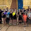 photo les bénévoles qui ont animé le téléthon au gymnase.