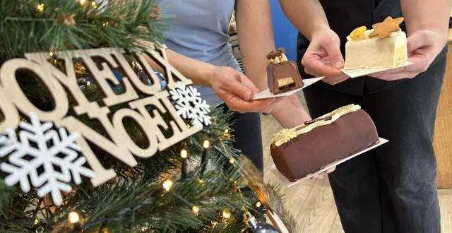photo  le maine libre a fait le tour des pâtisseries fines du centre pour découvrir leurs bûches de noël.  &copy;  le maine libre 