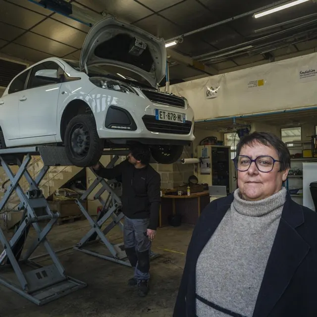 photo cathy bataille, dirige l’association carbur’péra.  ©  le maine libre - denis lambert