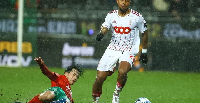 photo  samuel bastien a fait son retour sur le terrain après un avc en avril 2025.  &copy;  david pintens / afp 