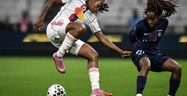photo  marie-antoinette katoto et les lyonnaises joueront un derby contre saint-etienne.  &copy;  jeff pachoud / afp 