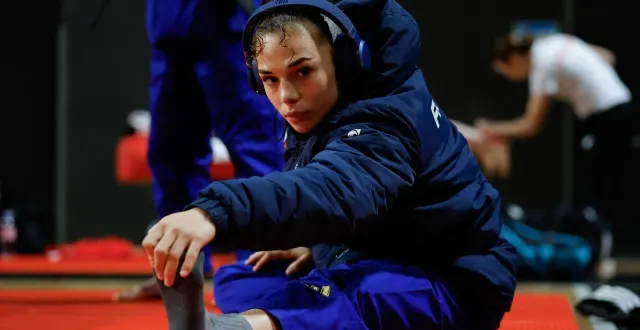 photo  pauline cuq a vécu une journée riche en émotions ponctuée par un premier titre chez les « grands ».  &copy;  eju - kostadin andonov 